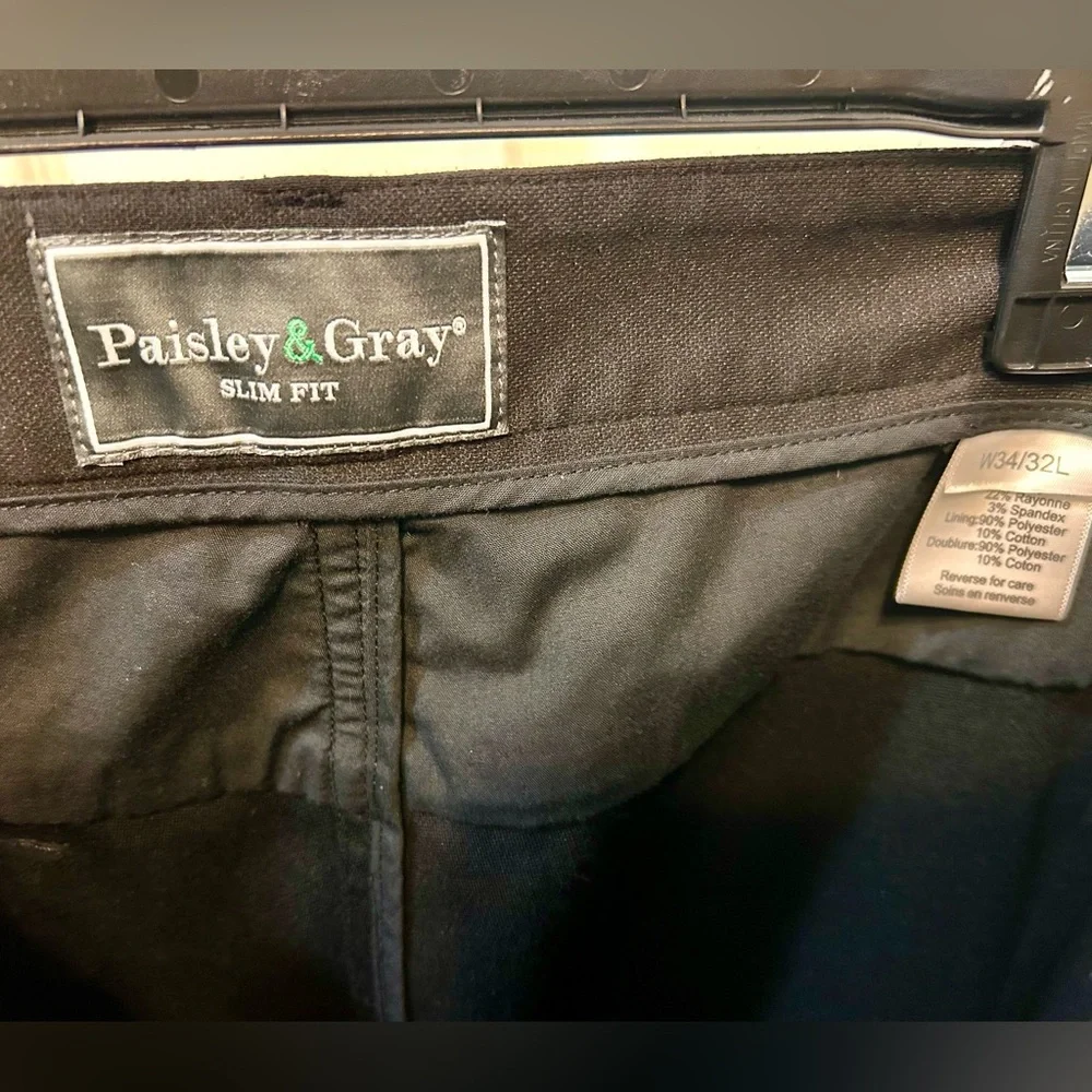 Paisley & Gray Black Dress or casual Pants Sleek Formal Wear - Picture 4 of 4